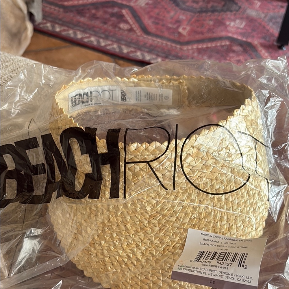 Beach Riot Tan Woven Visor - Picture 5 of 5